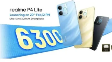 تصميم جديد.. ريلمي تطلق هاتف Realme P4 Lite 4G ببطارية ضخمة
